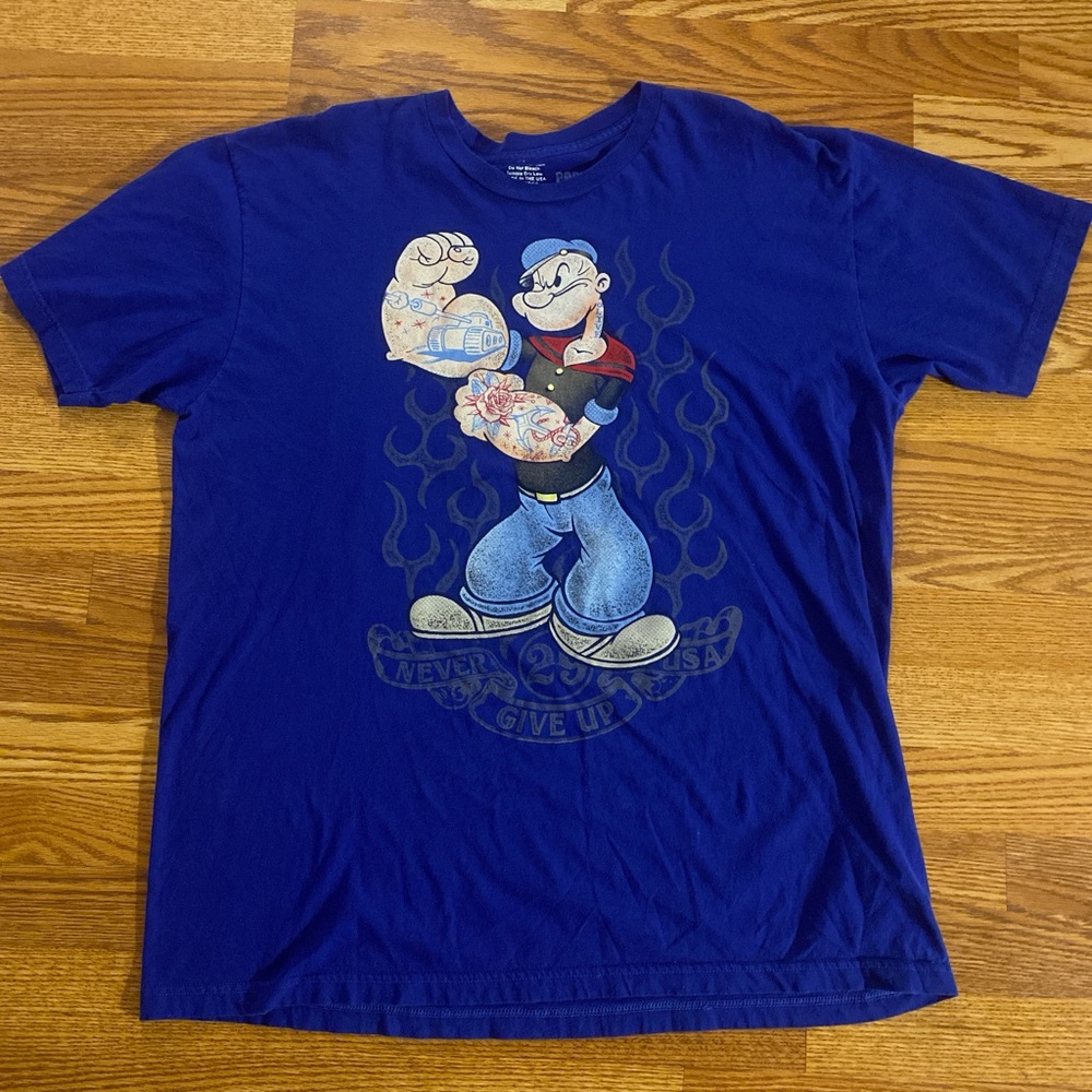 Blue Graphic Men's T-Shirt